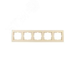 VESNA  Рамка 5-ая горизонтальная б/вст золото Lezard 742-3600-150