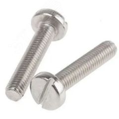 Винт с цилиндрической головкой, прямой шлиц ДИН 84 А2 M 6X40 BEST-Крепёж D00008400A02060040FS