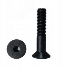 Винт DIN 7991 М8х10 с потайной головкой и внутренним шестигранником без покрытия ПроТек П0000026508