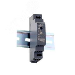 Преобразователь DC-DC, 15Вт, вход 18...75 В DC, выход 3.3В,4.5А, изоляция 4000В DC, в кожухе на DIN-рейку Mean well DDR-15L-3.3