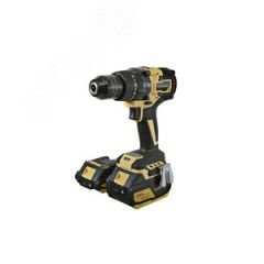 Дрель-шуруповерт аккумуляторный бесщеточная ударная 1BatterySystem в кейсе 18В 165Нм 2х2+4Ач Sturm HCD18165BLI