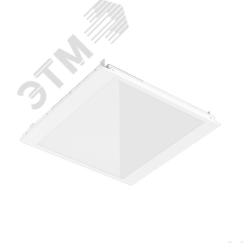 Светильник светодиодный для потолка Grand Line 45 Вт CRI90 4000 K 600х600 IP54 с рассеивателем опал аварийный автономный постоянного действия Вартон V1-A8-07080-10OPA-5404540