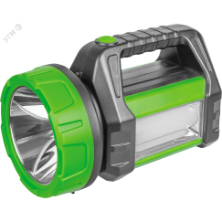 Фонарь светодиодный NPT-SP18-ACCU 5Вт+20LED 250лм 450м аккумуляторный прожектор+кемпинг пластик 2Ач Navigator Group 21418