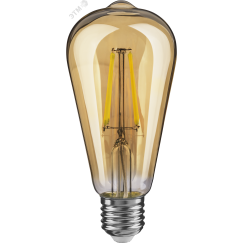 Умная лампа светодиодная NLL-F-ST64-8-230-WWW-E27-GD-WIFI Navigator Group 25122