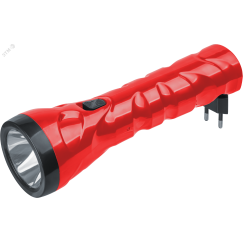 Фонарь светодиодный NPT-CP22-ACCU Пластиковый 1LED 1Вт прямая зарядка аккумулятор 4.3В 1200 мАч Navigator Group 23808