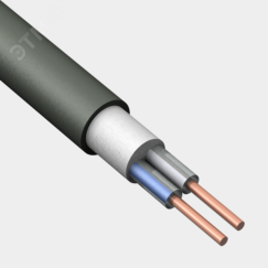 Кабель силовой ПвПГнг(А)-HF 2х2.5(N) - 0.66 ТРТС Конкорд 4617