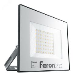 Прожектор светодиодный ДО-50w 6400К 5000Лм IP65 черный Feron.PRO FERON 41540