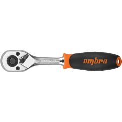 Рукоятка трещоточная 1/4''DR, 48 зубцов, 140 мм Ombra 055765
