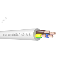Провод ПВС 3х0.75+1х0.75-380/660 (Б. бар) Алюр 00-00010019