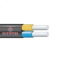Кабель АВВГ -П нг(А)LS 2х2.5 0.66кВ белый ЭлПром БП-00001480