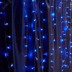 Гирлянда занавес LED синий 3х2м IP44 FERON 32340