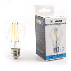 Лампа светодиодная LED 13вт Е27 дневной FILAMENT FERON 48283