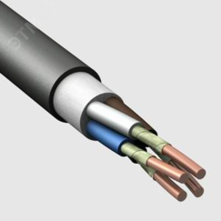 Кабель силовой ВВГнг(А)-FRLSLTx 4х2.5-1 (N) однопроволочный круглый Конкорд 6384