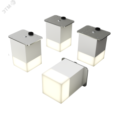 Светодиодный светильник RVE-LBX-LUMO20-PLAZA5010-4-GR (Квадрат Грильято 4шт 40х40х60мм 10Вт встраиваемый 4000K Белый) RVElektro RVE00003239