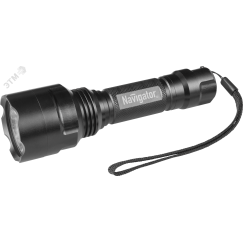Фонарь светодиодный NPT-P03-18650 1 LED CREE 10Вт аккумуляторный металл Navigator Group 19145