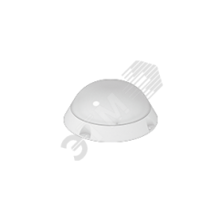 Светильник LED ВАРТОН ЖКХ круг IP65 185*70 мм антивандальный 10W 5000К 1/10 Вартон V1-U0-00005-21000-6501050
