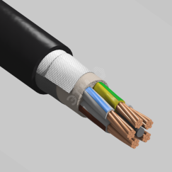 Кабель силовой ПвПГнг(А)-HF 5х25мк(N, PE) - 0.66 ТРТС Конкорд 4946