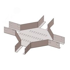 Лоток крестообразный глухой КМГ 100х50 У3, окрашенный, S1,0 Завод ЭМИ Курган П0000002716