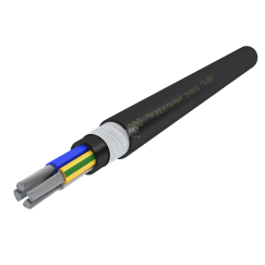 Кабель силовой АПБПнг(А)-HF 4х95мс (PE)-1 многопроволочный черный (барабан) Алюр 00-00002050