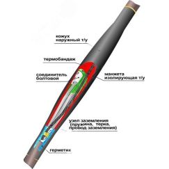 Муфта кабельная соединительная 1ПСТб(тк)-3х(70-120) с соединителями болтовыми Нева-Транс 22010060