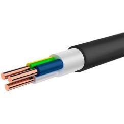 Кабель силовой ВВГнг(А)-LS 3х2.5 (N,PE)-0.660 однопроволочный Алюр 00-00005380