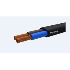 Провод ШВВП 2х0.5 черный РЭК/Prysmian 0202010101