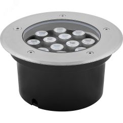 Светильник светодиодный тротуарный ДВУ-12w 2700К IP67 круг FERON 32021
