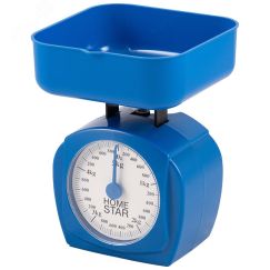 Весы кухонные механические HS-3005М до 5 кг, цвет синий HomeStar 101270