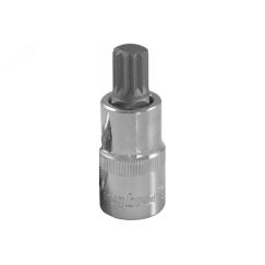Насадка торцевая 1/2''DR с вставкой-битой SPLINE, M9 Ombra 120708