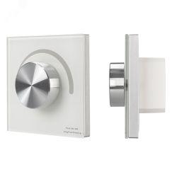 Панель SMART-P37-DIM-IN White (230V, 1.5A, TRIAC, Rotary, 2.4G) (ARL, IP20 Пластик, 5 лет) Arlight 027115