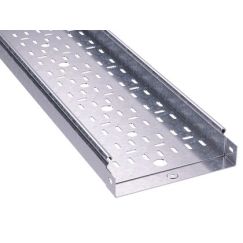 Лоток перфорированный 500х50 L 3000, нержавеющий