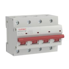 Автоматический выключатель модульный YON max типа MD125H, 10кА, 4 полюса, хар-ка D, 125А