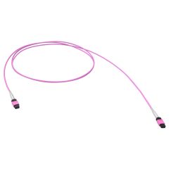 Оптический соединительный шнур 16 ОВ, 50/125 OM4, 1xMTP(16)f APC/1xMTP(16)f APC, тип В, 7 м