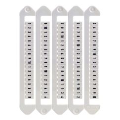 Маркировка для клемм, ширина 5 мм, от 31 до 40, горизонтальная ориентация