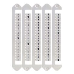 Маркировка для клемм, ширина 5 мм, символ "1", вертикальная ориентация