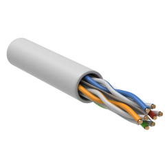 ITK Витая пара U/UTP кат.6 4х2х23AWG PVCLS нг(А)-LSLTx белый (305м) РФ/Т