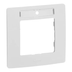 ETIKA Рамка 1-местная с держателем для маркировки белый