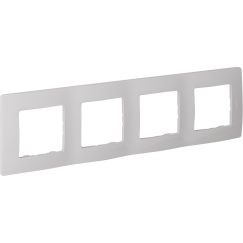 ETIKA Рамка 4-местная белый