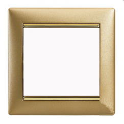 VALENA DIY Рамка 1-местная золото матовое