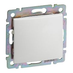 VALENA DIY Выключатель 1-клавишный 10А безвинтовое крепление белый