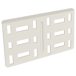 Пластина соединительная 100мм RAL 9016 IEK