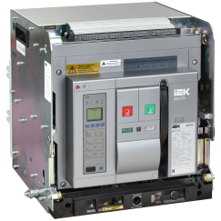 Воздушный автоматический выключатель переменного тока ВА77 выдвижного исполнения 3 полюса типоразмер F 85кА 2000А EA с набором аксессуаров: мотор привод катушка включения катушка отключения MASTER IEK