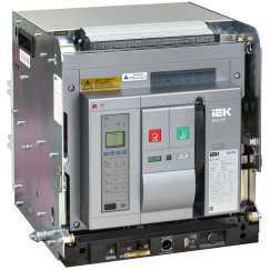 Воздушный автоматический выключатель переменного тока ВА77 выдвижного исполнения 3 полюса типоразмер F 100кА 4000А EA с набором аксессуаров: мотор привод катушка включения катушка отключения MASTER IEK