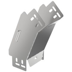 ESCA 3 Поворот вертикальный внешний 45град 80х100-0,6 IEK