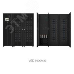 Источник бесперебойного питания Online Vanguard 400000 Ва/ 400000Вт 3/3 Tower 3 Фазы/ Нейтраль/ Заземление RS232 / RS485 / USB / Сухие контакты / Слот Powercom VGD-II-400M33