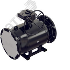 Кран шаровой фланцевый полнопроходной DN 500 PN 16 Ст.20 с редуктором ALSO КШ.Ф.П.500.16-01