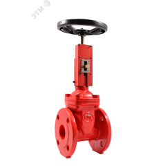 Задвижка с обрезиненным клином DN600 PN16 чугунная, фланцевая ADL KR14-600