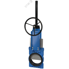 Затвор шиберный (нож) EX-02-400-R-E DN 400 PN 6 м/ф EPDM редуктор ADL BB02E77388