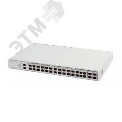 Коммутатор агрегации управляемый L3 20 портов SFP 1000 Мб/с, 4хSFP+, без БП ELTEX MES3324F
