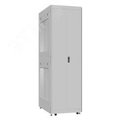Шкаф серверный 52U 800х1200 передняя дверь: одностворчатая перфорированная IP20. задняя дверь: двустворчатая глухой металл IP51. боковые панели: перфо SYSMATRIX EX 8252.7352
